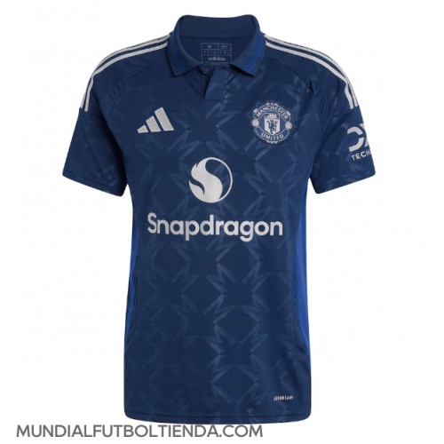 Camiseta Manchester United Segunda Equipación Replica 2024-25 mangas cortas